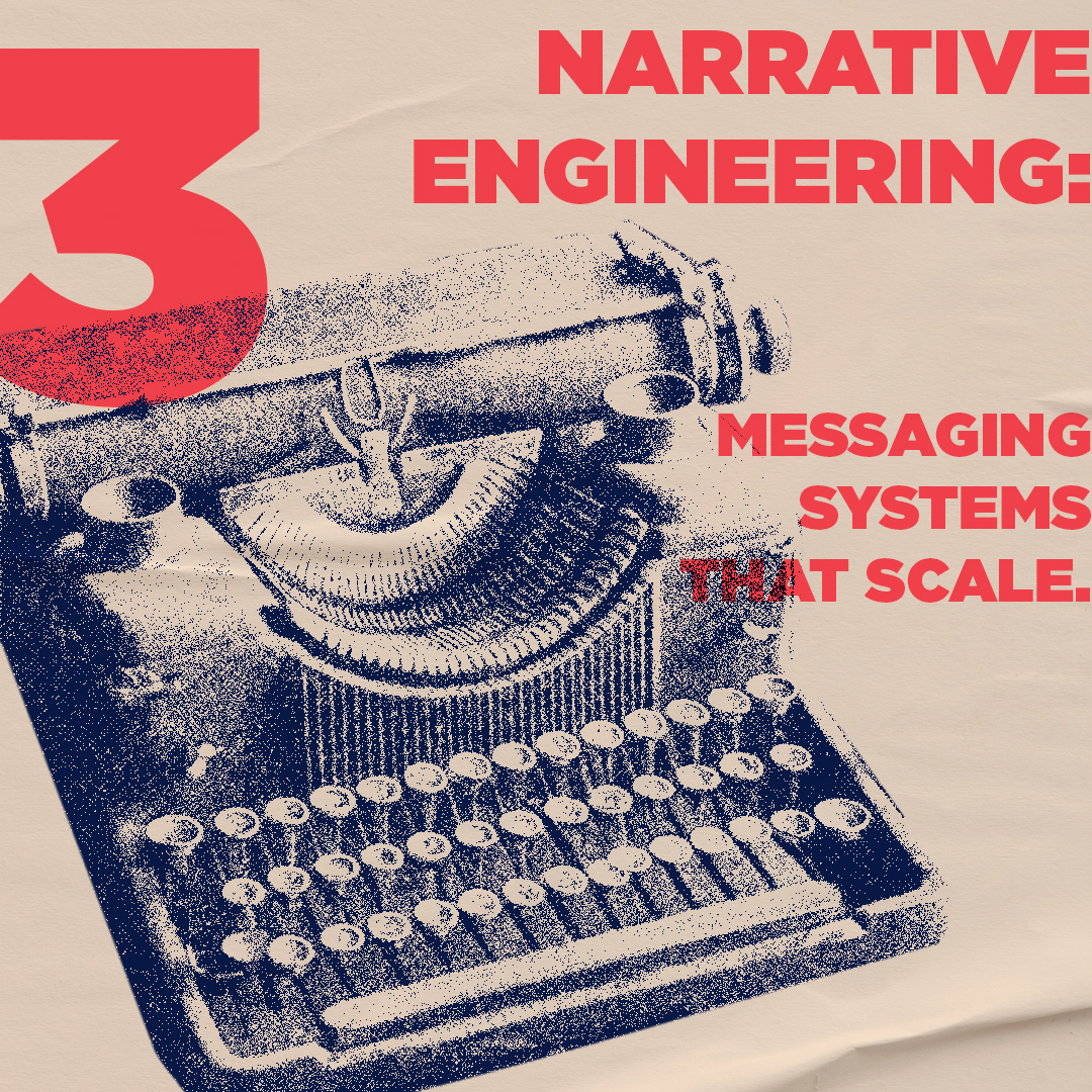 Narrative strategy workshop aligning founder story with market psychology
